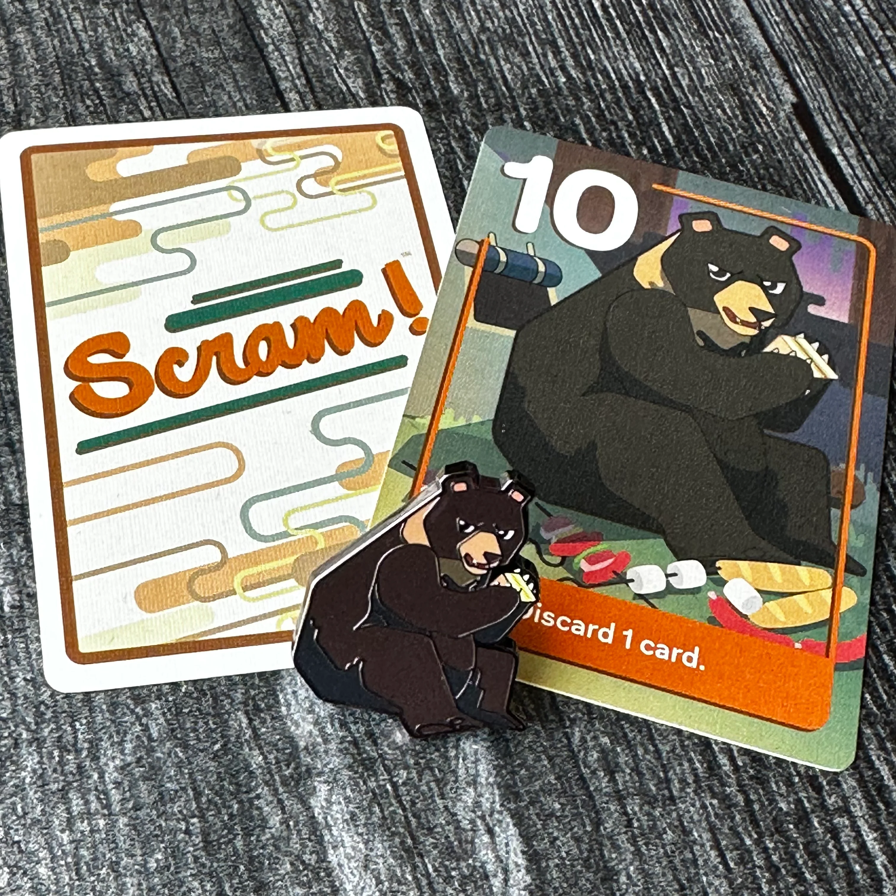 Scram! Bear Pin - Image 5
